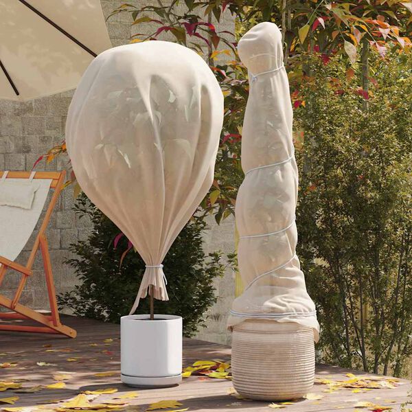 vidaXL Fleece de protection des plantes contre le gel Beige 50 x 3,2 m