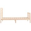 vidaXL Cadre de lit sans matelas 90x200 cm bois de pin massif