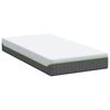 vidaXL Matelas Blanc et Gris 80 x 160 cm Tissu jacquard