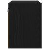 vidaXL Armoire suspendue avec stockage Ch&ecirc;ne noir 40 x 29,5 x 40 cm