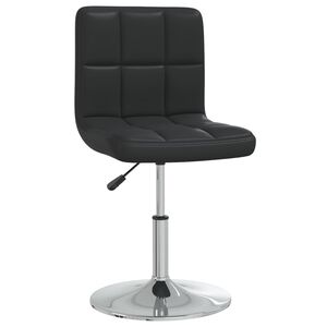 vidaXL Tabouret de bar Noir Similicuir
