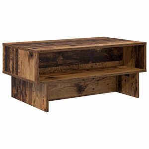 vidaXL Table basse Bois ancien 80 x 46 x 35 cm Bois d'ing&eacute;nierie