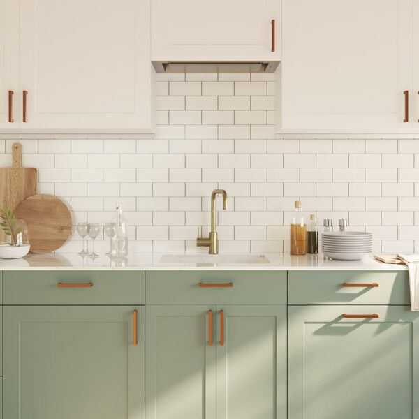 vidaXL Poign&eacute;es d'armoire 20 pcs bronze 128 mm acier inoxydable