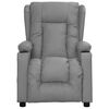 vidaXL Fauteuil Gris Similicuir
