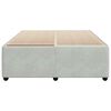 vidaXL Cadre de lit sans matelas gris clair 140x190 cm velours