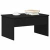 vidaXL Table basse Ch&ecirc;ne noir 80 x 50,5 x 41,5 cm Bois d'ing&eacute;nierie
