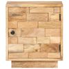 vidaXL Table de chevet 40x30x45 cm Bois de manguier solide