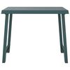 vidaXL Table de camping vert 79x56x64 cm PP aspect de bois