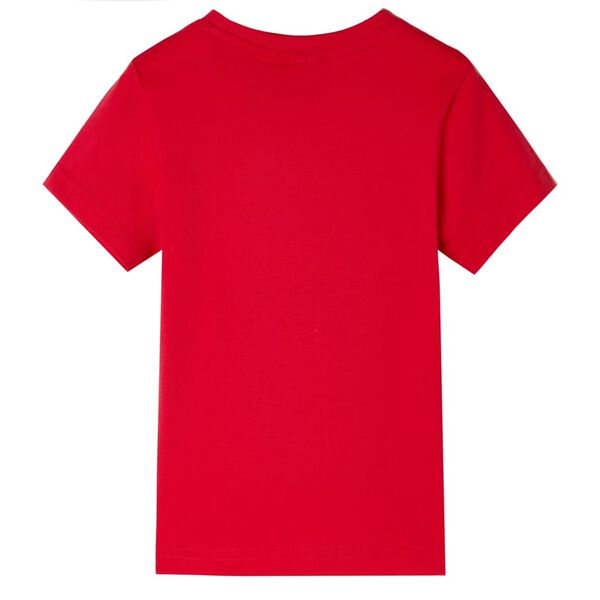 T-shirt pour enfants rouge 92