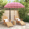 vidaXL Parasol balinais Rose 215 x 215 x 260 cm
