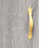 vidaXL Buffet haut sonoma gris 69,5x31x115 cm bois d'ing&eacute;nierie