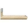 vidaXL Cadre de lit sans matelas ch&ecirc;ne sonoma 75x190 cm