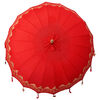 vidaXL Parasol balinais Rouge 215 x 215 x 260 cm