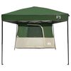 vidaXL Ensemble de Tentes de Camping 2 pcs Vert Taffetas et Tissu