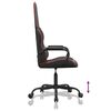 vidaXL Chaise de jeu Noir et rouge Similicuir