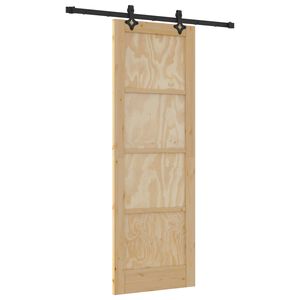 vidaXL Porte coulissante ORKDAL 73,5 x 211 cm Bois de pin massif