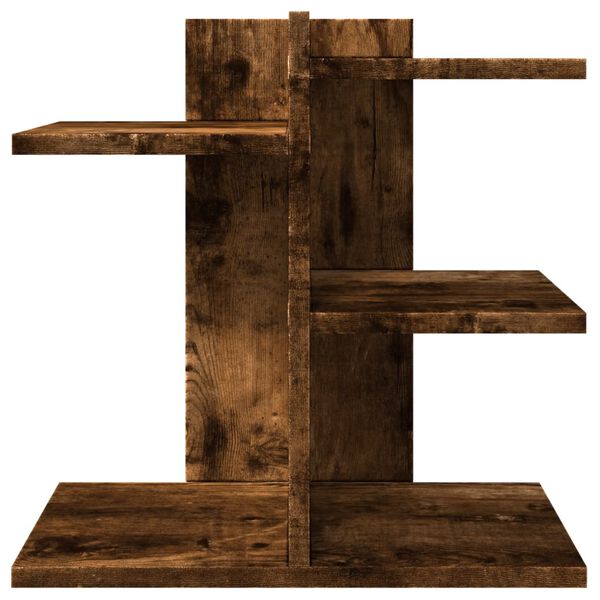 vidaXL Organisateur de bureau ch&ecirc;ne fum&eacute; 42x21,5x42 cm bois ing&eacute;nierie