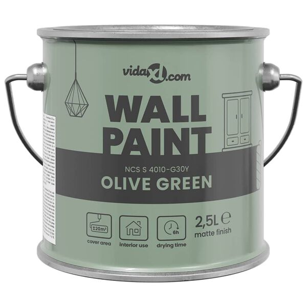 vidaXL Peinture murale Vert 16,5 x 16,5 x 15,9 cm Impression murale