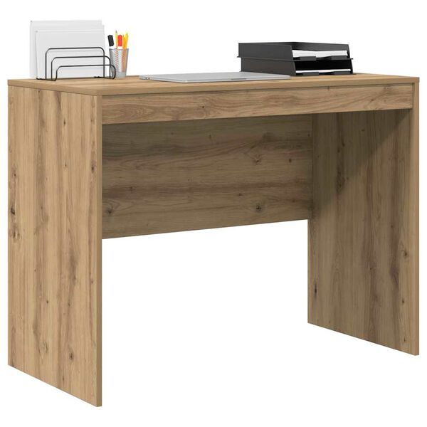 vidaXL Bureau Ch&ecirc;ne artisanal 100 x 50 x 76 cm