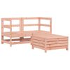 vidaXL Salon de jardin 3 pcs bois massif sapin de douglas