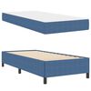 vidaXL Cadre de lit avec matelas Bleu 100 x 200 cm tissu