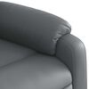 vidaXL Fauteuil de massage inclinable Gris Similicuir