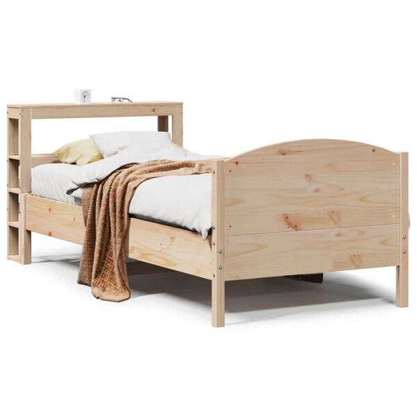 vidaXL Cadre de lit sans matelas 90x200 cm bois de pin massif