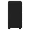 vidaXL Ensemble d'armoire de salle de bain TULUM Noir 60 x 34 x 63 cm