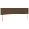 vidaXL Sommier &agrave; lattes de lit avec matelas Marron fonc&eacute; 180x200 cm