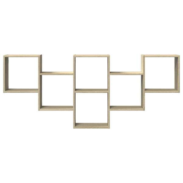 vidaXL Étagère murale chêne sonoma 159x18x66 cm bois d'ingénierie