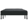 vidaXL Housse de Table Uni Noir 122 x 72 x 15 cm tissu