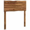 vidaXL T&ecirc;te de lit en bois brut ROSTOCK Naturel 75 cm