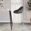 vidaXL Tabouret de bar Gris fonc&eacute; Velours