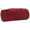 vidaXL Couvertures &agrave; jeter 6 pcs Rouge Bordeaux 200 x 150 cm Toison
