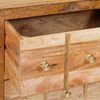 vidaXL Buffet Marron 55 x 35 x 75 cm bois de manguier massif