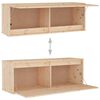 vidaXL Meubles TV 2 pcs Bois massif de pin