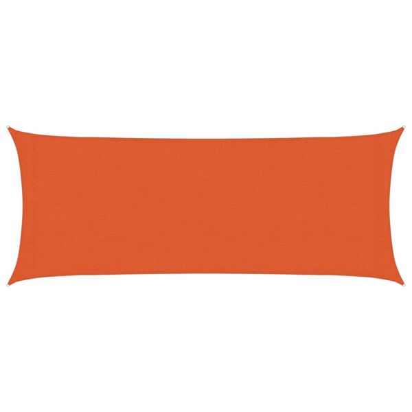 vidaXL Voile d'ombrage 160 g/m&sup2; Orange 2x5 m PEHD