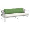 vidaXL Coussin de Dos Vert clair 200 x 50 cm Tissu en velours c&ocirc;tel&eacute;