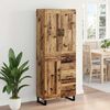 vidaXL Haut Armoire Bois ancien 69,5 x 34 x 180 cm Bois d'ing&eacute;nierie