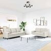 vidaXL Ensemble de canapés 2 pcs avec coussins et traversins velours