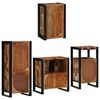 vidaXL Ensemble de mobilier de salle de bain 4 pcs Bois massif recyclé