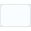 vidaXL Dosseret de cuisine Transparent 80x60 cm Verre tremp&eacute;
