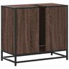 vidaXL Armoire de lavabo de salle de bain ch&ecirc;ne marron 65x33x60 cm
