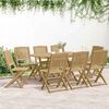 vidaXL Chaises de jardin pliantes lot de 8 48,5x57x90 cm bois d'acacia