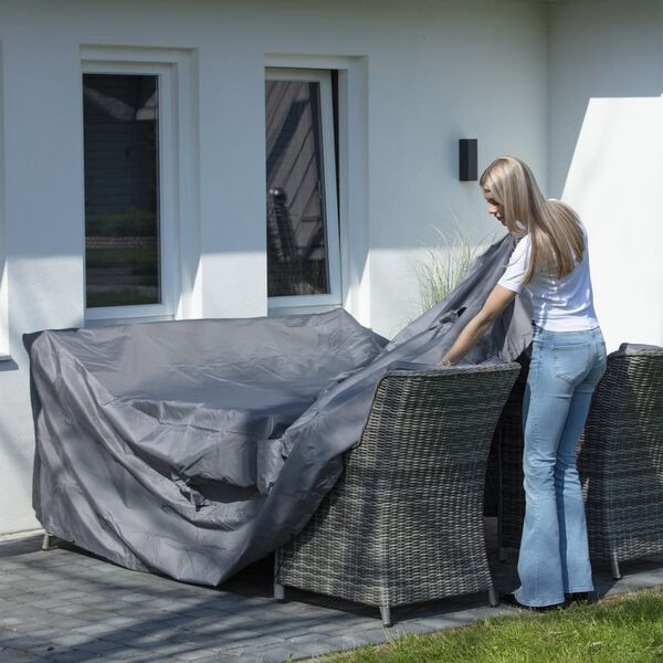 Madison Housse de meubles d'ext&eacute;rieur 305 x 190 x 85 cm Gris