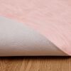vidaXL Tapis en fausse Tafalla Rose &Oslash; 200 cm Polyester
