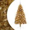 vidaXL Sapin de No&euml;l artificiel avec boules 180 cm 300 LED Blanc chaud