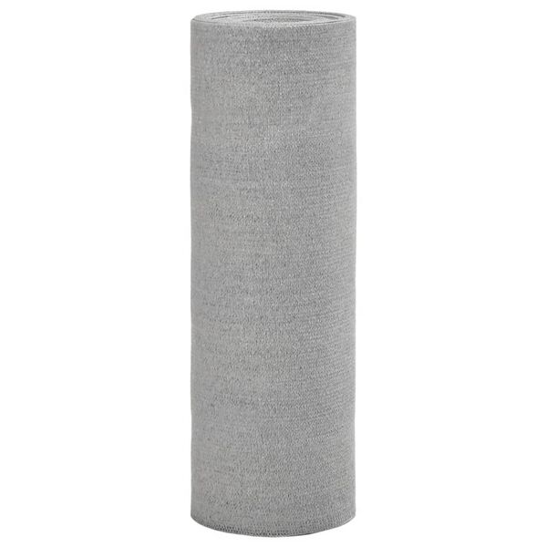 vidaXL Filet brise-vue gris clair 1,5x10 m PEHD 75 g/m&sup2;