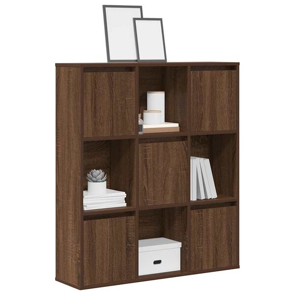 vidaXL Bibliothèque chêne marron 89x24x101,5 cm bois d'ingénierie