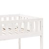 vidaXL Lit pour enfants sans matelas blanc 80x200cm bois de pin massif